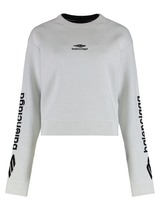 Balenciaga Crew neck sweater in wool double face