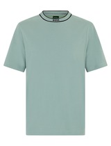 BOSS Pastel green T-shirt in soft cotton